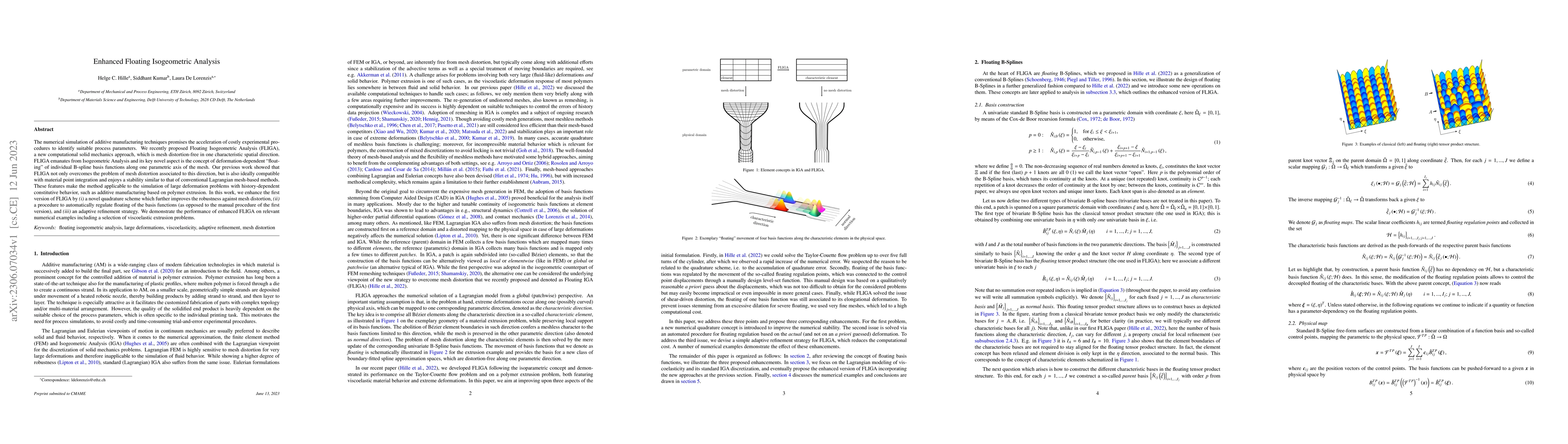 Thumbnail for Enhanced Floating Isogeometric Analysis
