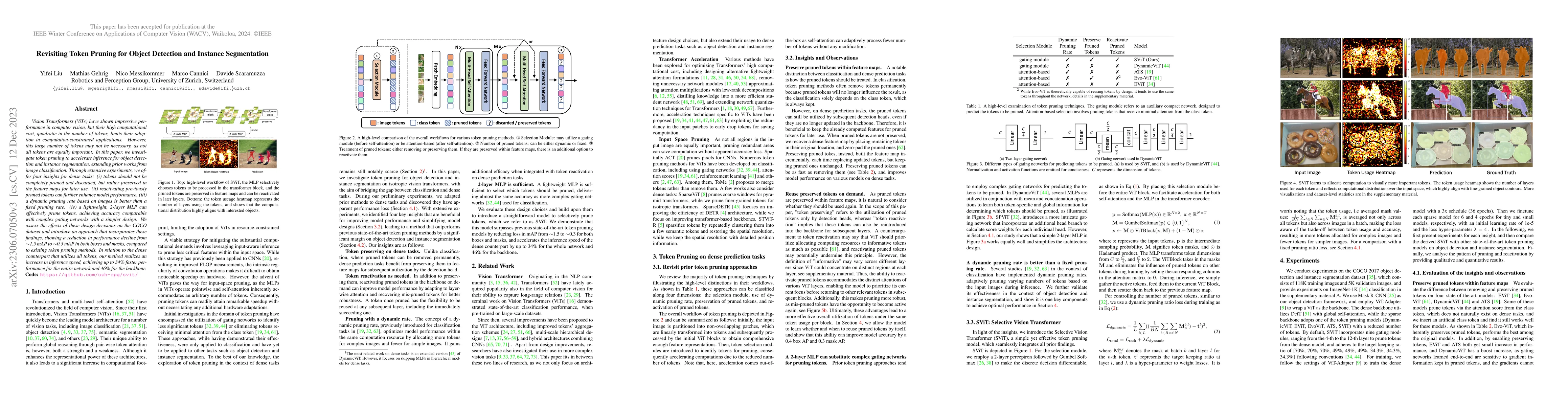 Thumbnail for Revisiting Token Pruning for Object Detection and Instance Segmentation