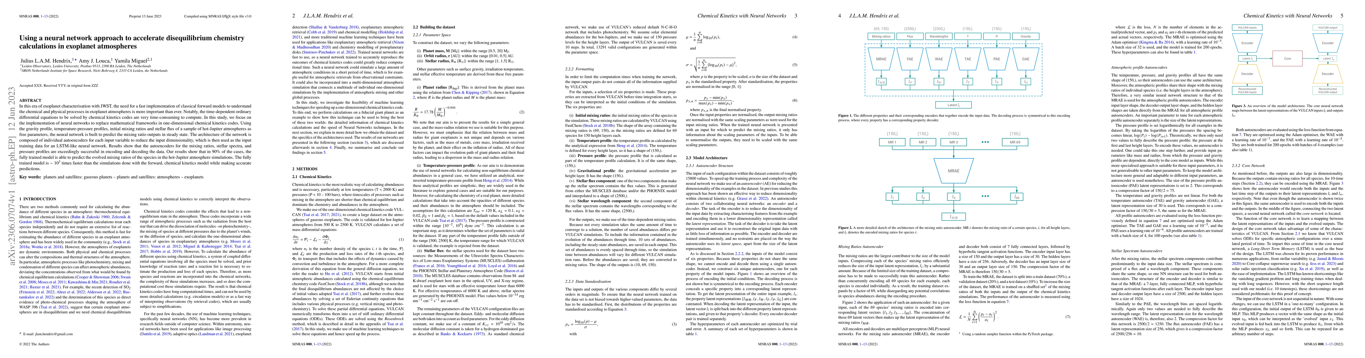 Thumbnail for Using a neural network approach to accelerate disequilibrium chemistry
  calculations in exoplanet atmospheres