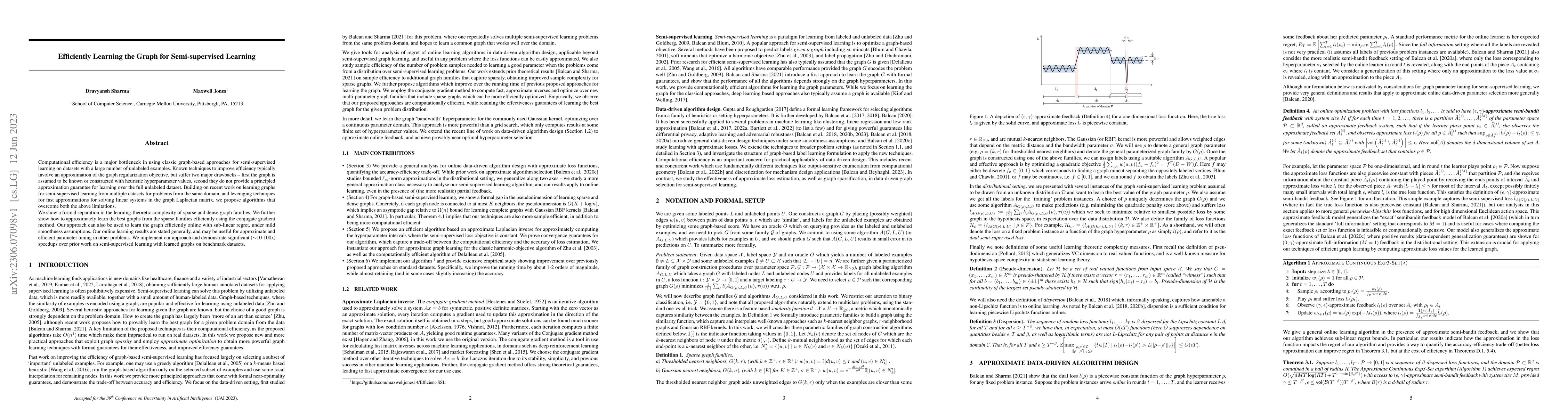 Thumbnail for Efficiently Learning the Graph for Semi-supervised Learning