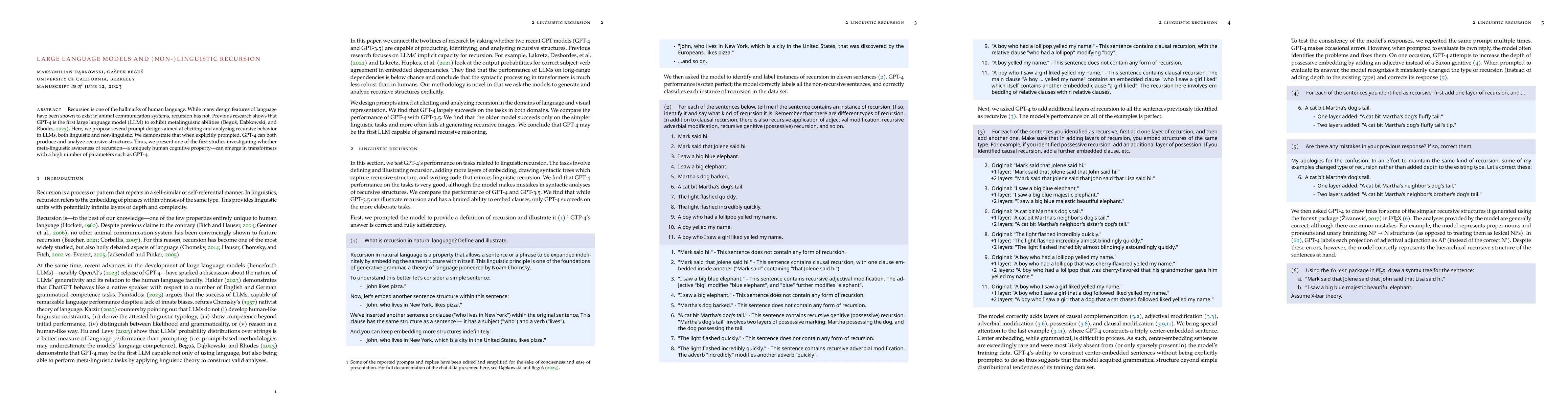 Thumbnail for Large language models and (non-)linguistic recursion