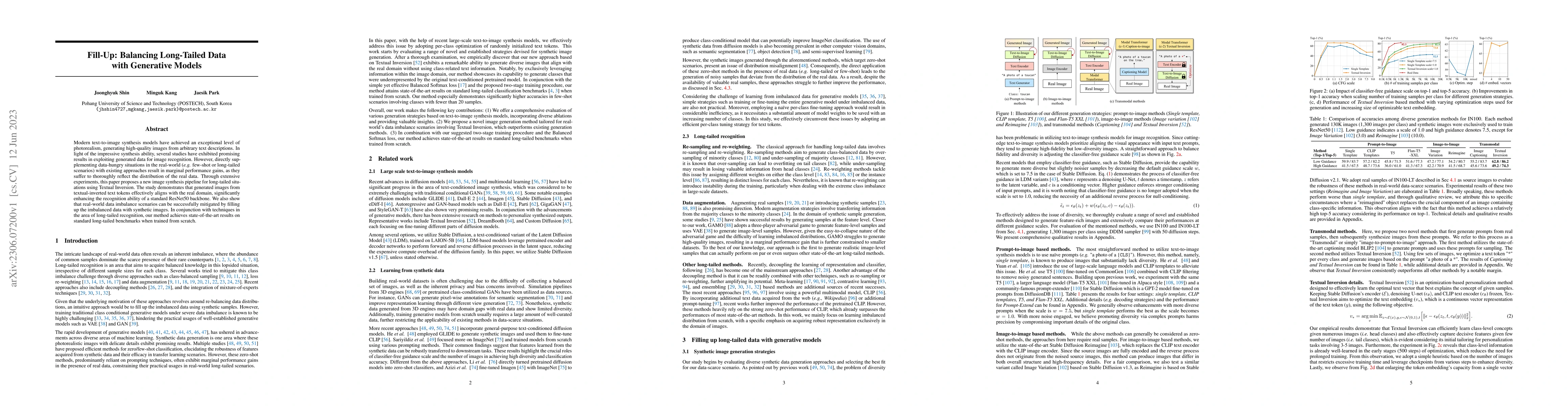Thumbnail for Fill-Up: Balancing Long-Tailed Data with Generative Models