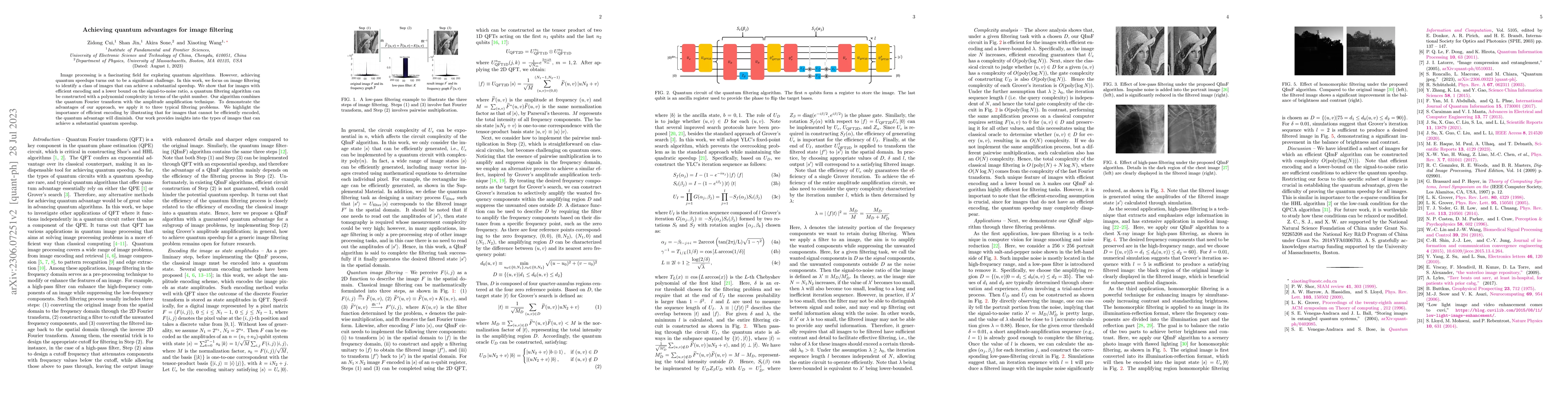 Thumbnail for Achieving quantum advantages for image filtering