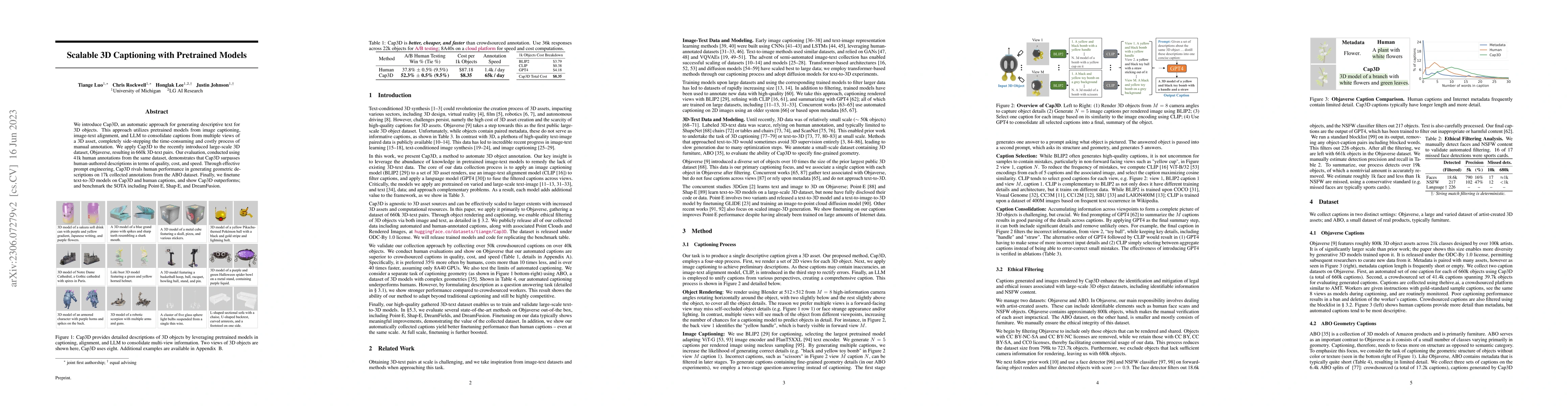 Thumbnail for Scalable 3D Captioning with Pretrained Models
