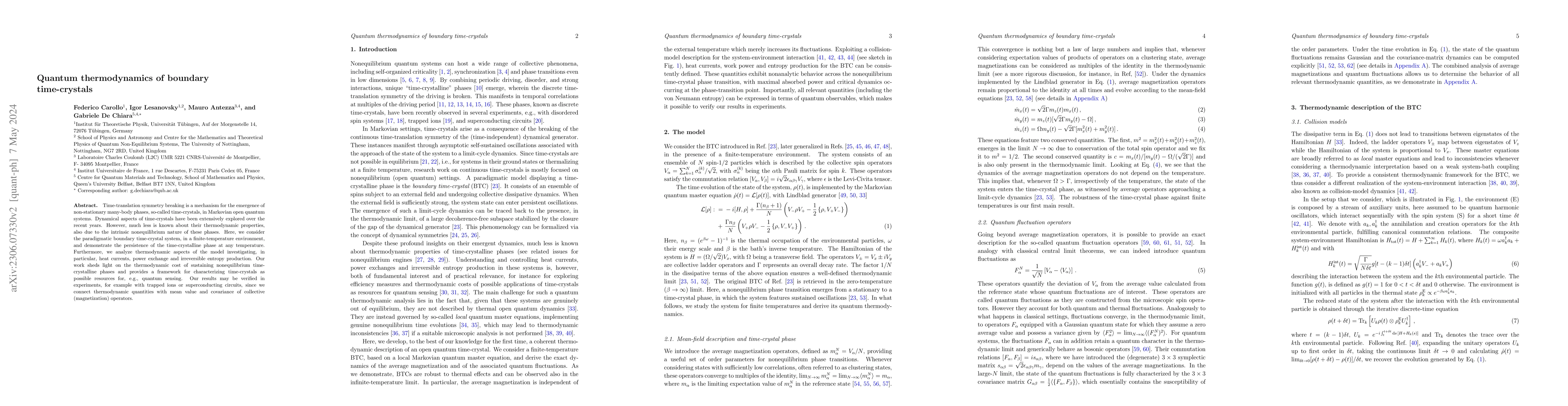 Thumbnail for Quantum thermodynamics of boundary time-crystals
