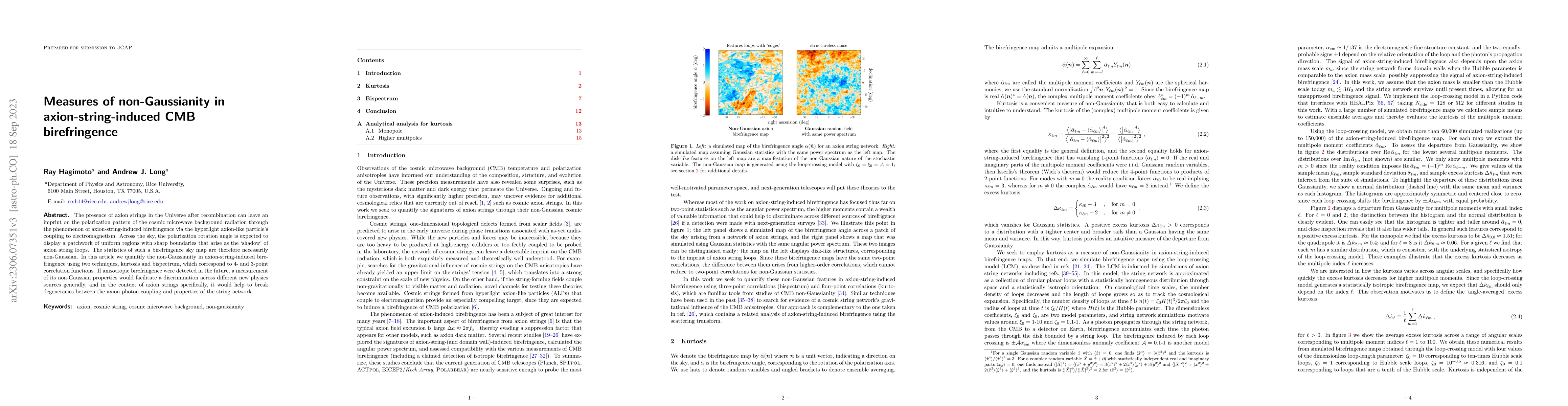 Thumbnail for Measures of non-Gaussianity in axion-string-induced CMB birefringence