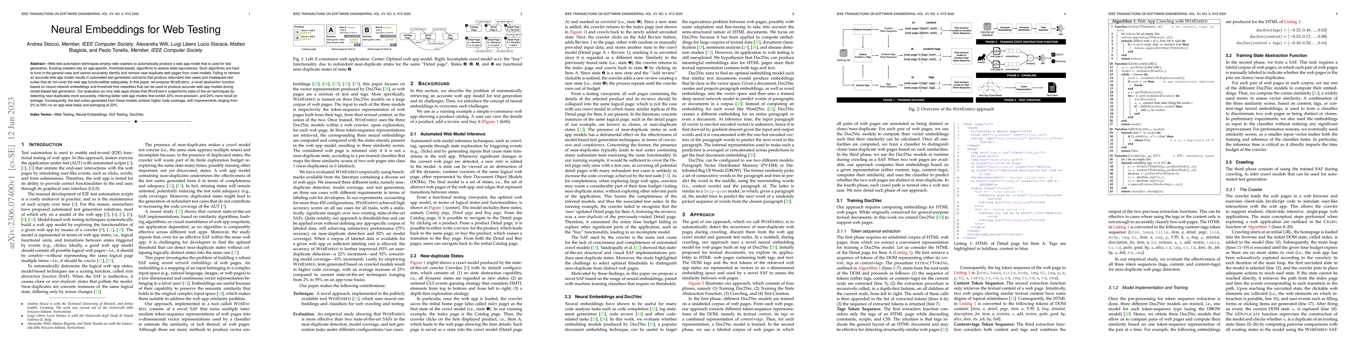 Thumbnail for Neural Embeddings for Web Testing