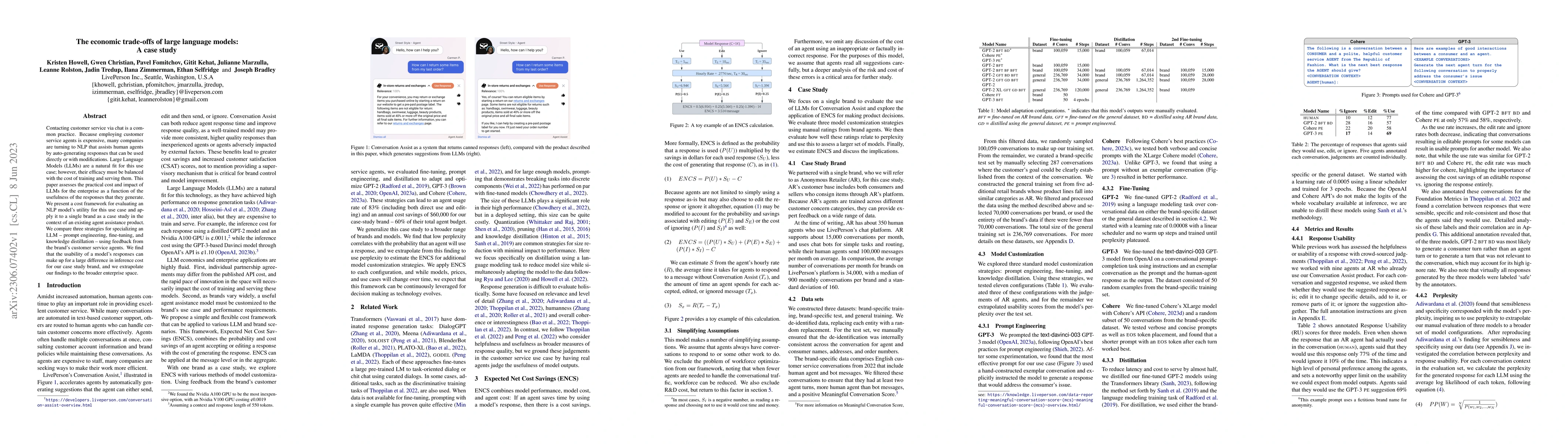 Thumbnail for The economic trade-offs of large language models: A case study