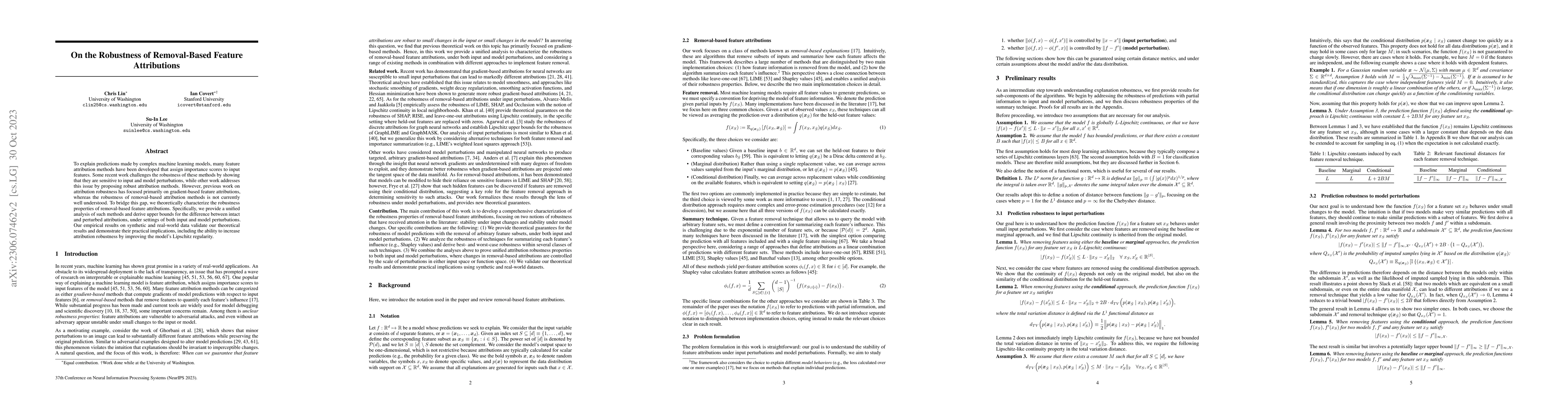 Thumbnail for On the Robustness of Removal-Based Feature Attributions