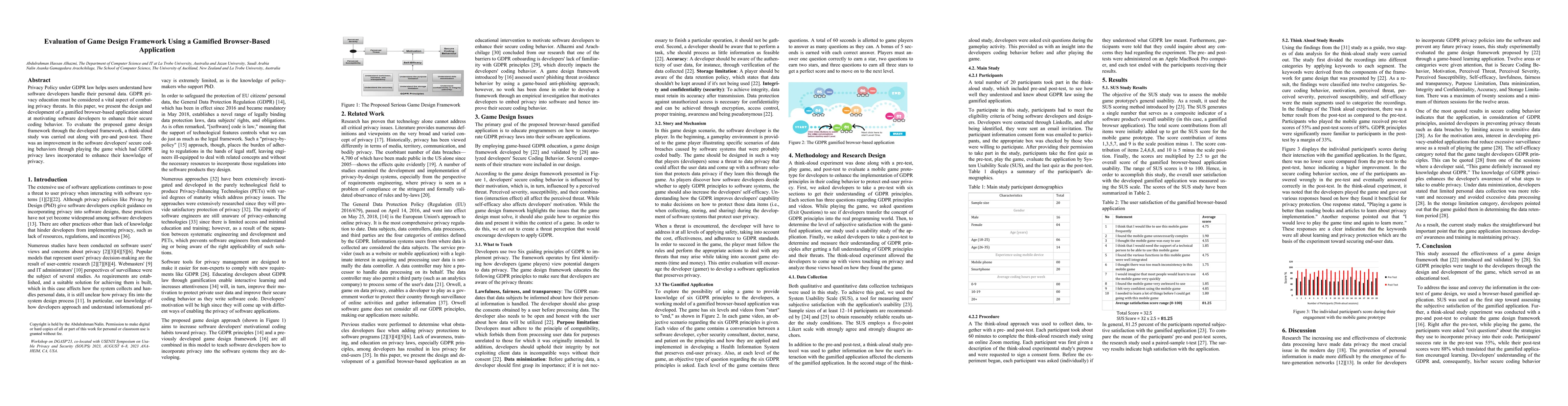 Thumbnail for Evaluation of Game Design Framework Using a Gamified Browser-Based
  Application