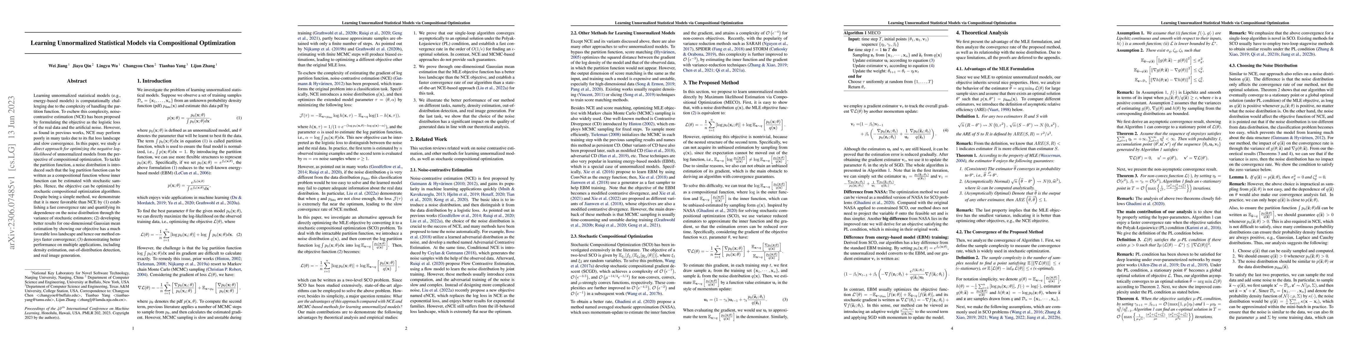 Thumbnail for Learning Unnormalized Statistical Models via Compositional Optimization