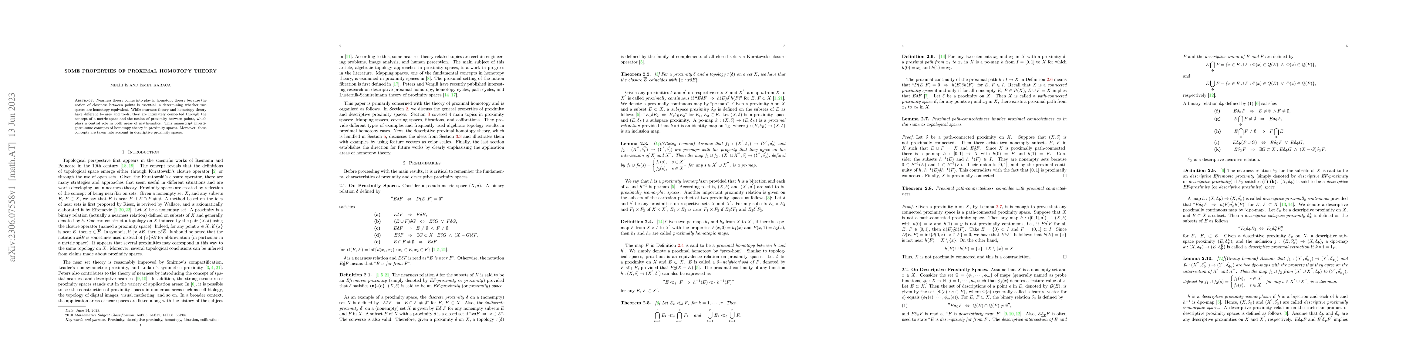 Thumbnail for Some Properties Of Proximal Homotopy Theory