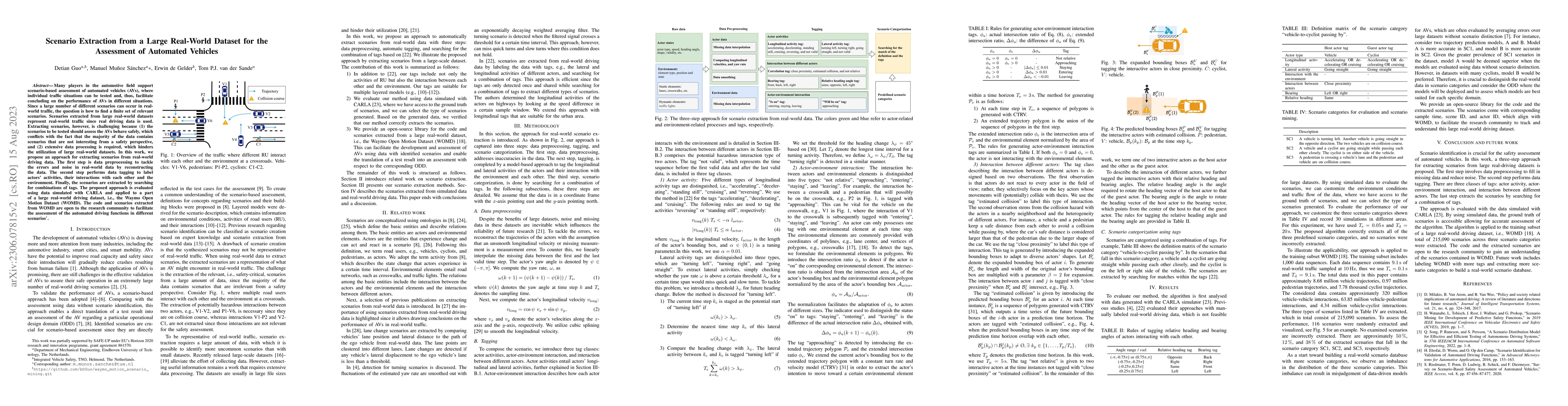 Thumbnail for Scenario Extraction from a Large Real-World Dataset for the Assessment
  of Automated Vehicles
