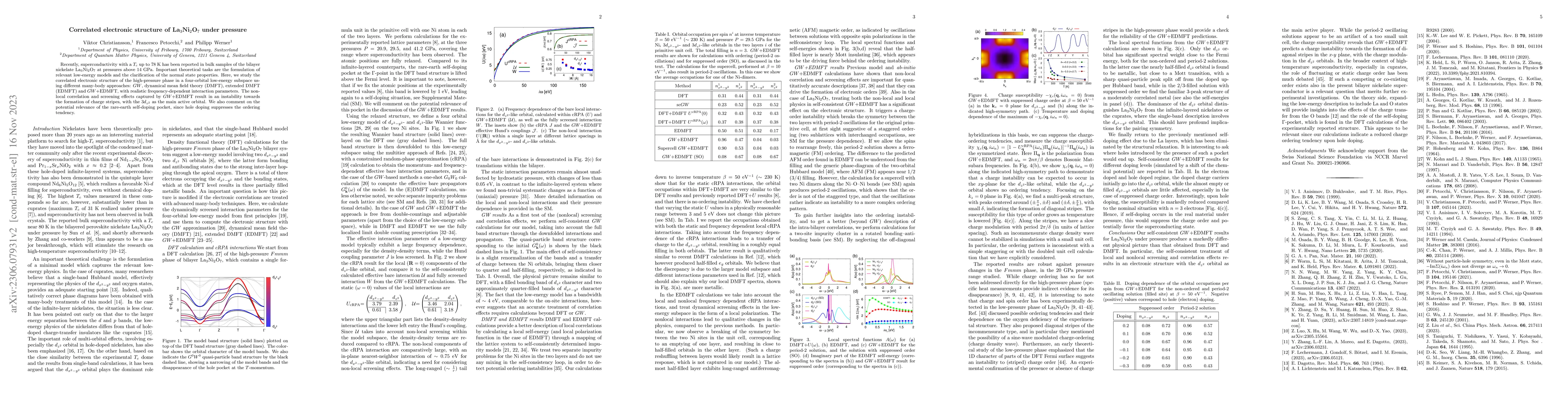 Thumbnail for Correlated electronic structure of La$_3$Ni$_2$O$_7$ under pressure