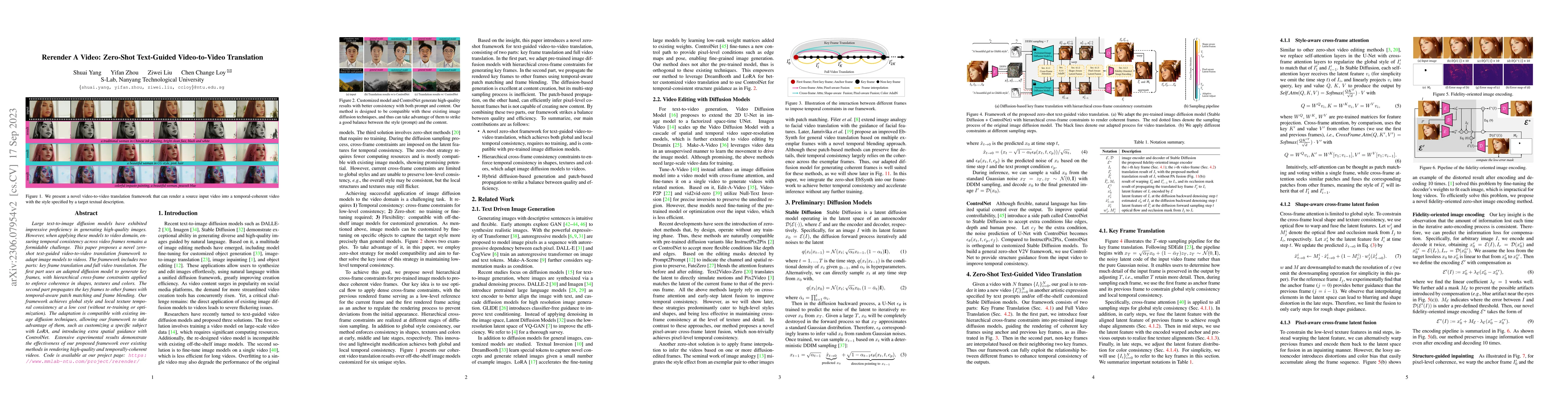 Thumbnail for Rerender A Video: Zero-Shot Text-Guided Video-to-Video Translation