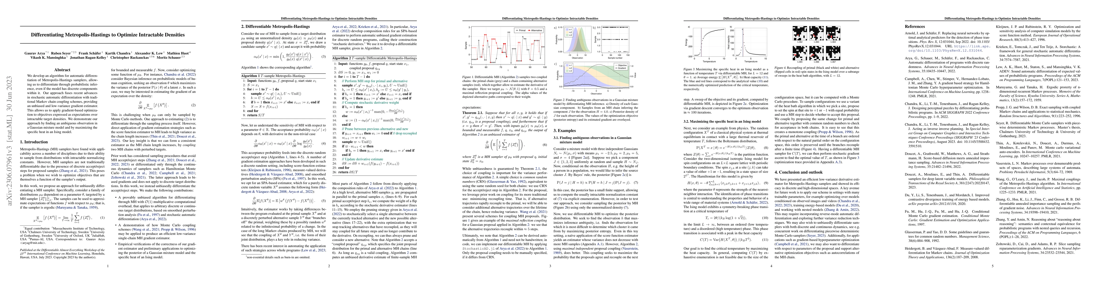 Thumbnail for Differentiating Metropolis-Hastings to Optimize Intractable Densities