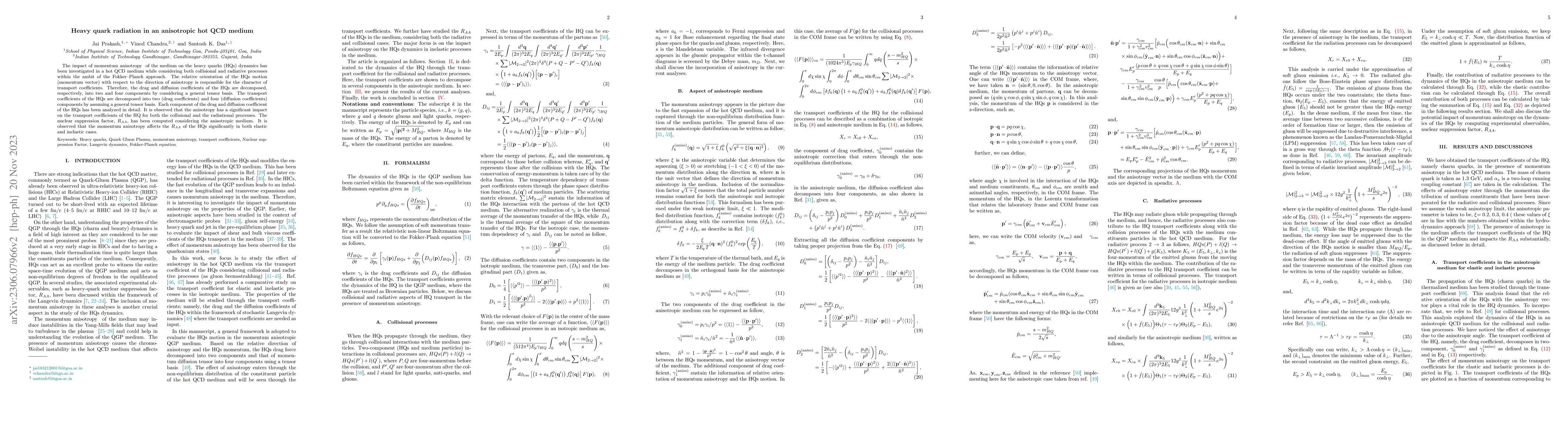 Thumbnail for Heavy quark radiation in an anisotropic hot QCD medium