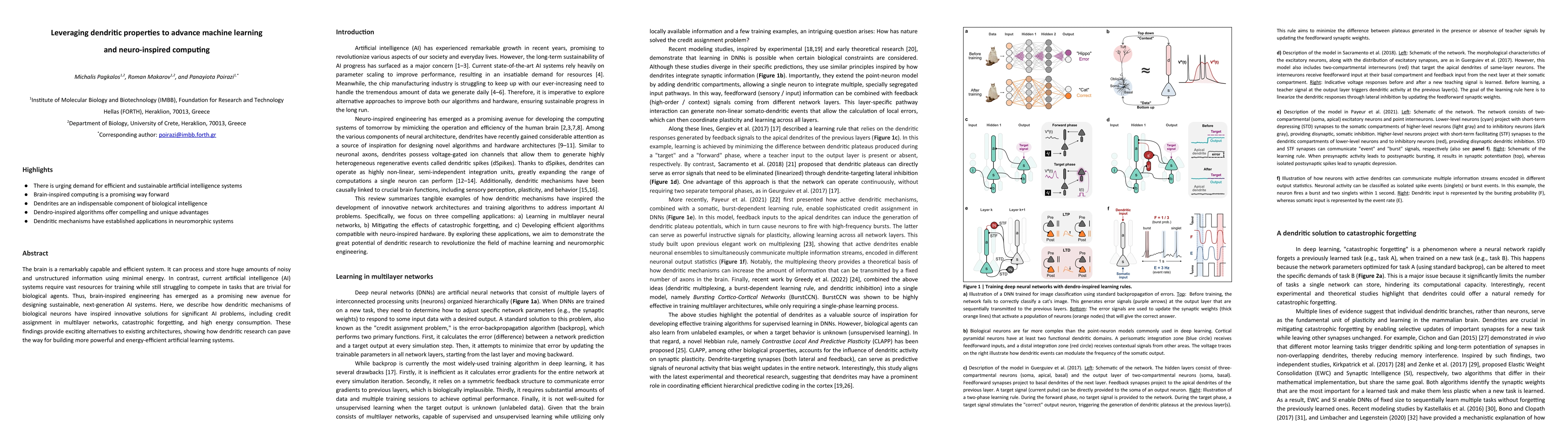Thumbnail for Leveraging dendritic properties to advance machine learning and
  neuro-inspired computing