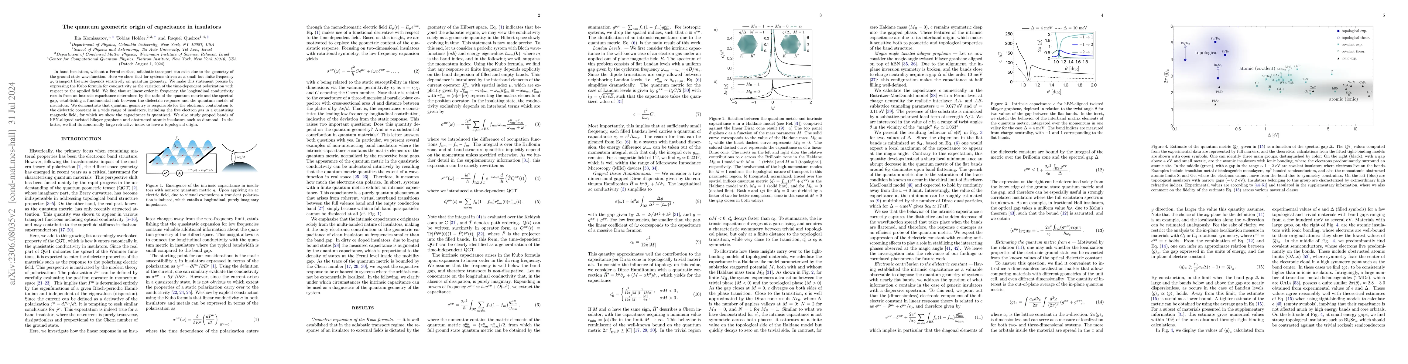 Thumbnail for The quantum geometric origin of capacitance in insulators