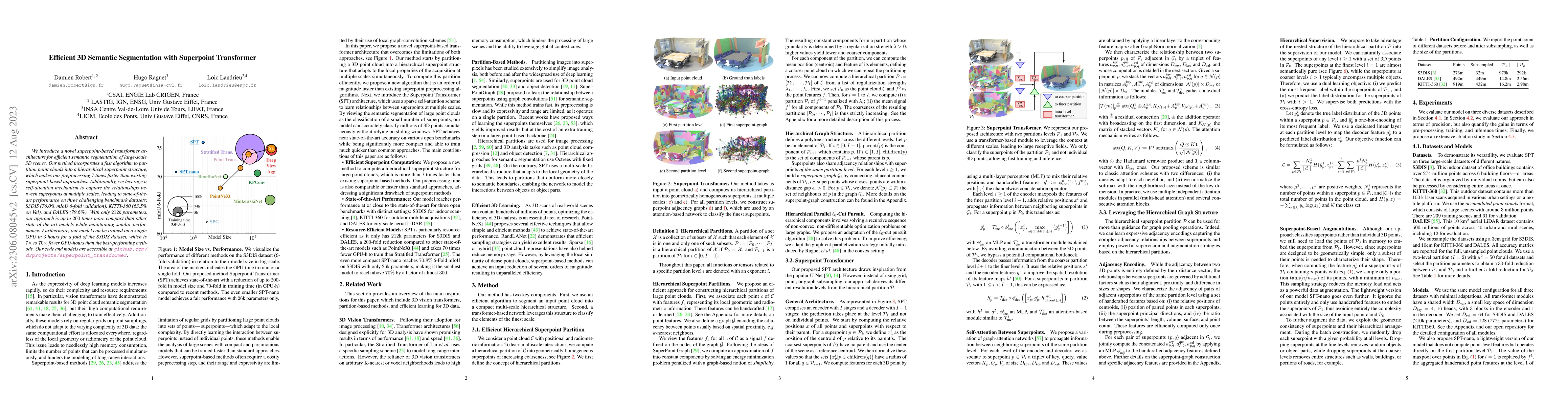 Thumbnail for Efficient 3D Semantic Segmentation with Superpoint Transformer