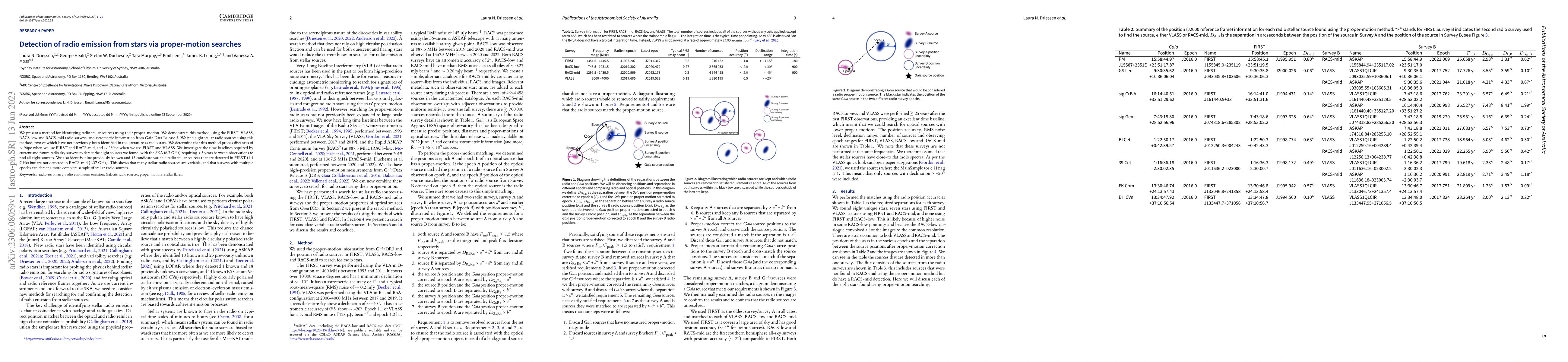 Thumbnail for Detection of radio emission from stars via proper-motion searches