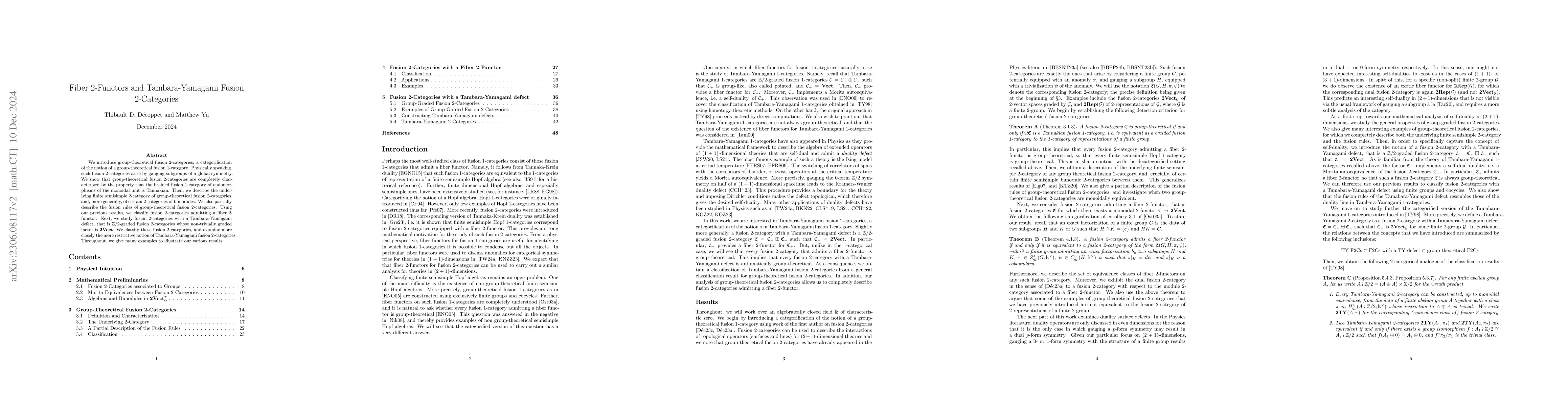 Thumbnail for Fiber 2-Functors and Tambara-Yamagami Fusion 2-Categories