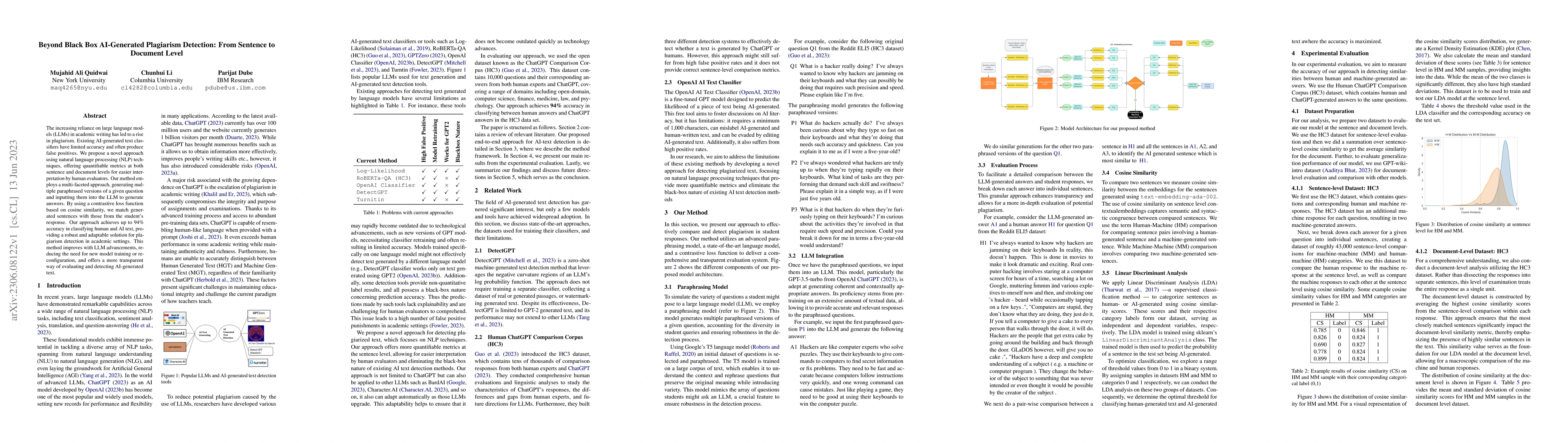 Thumbnail for Beyond Black Box AI-Generated Plagiarism Detection: From Sentence to
  Document Level