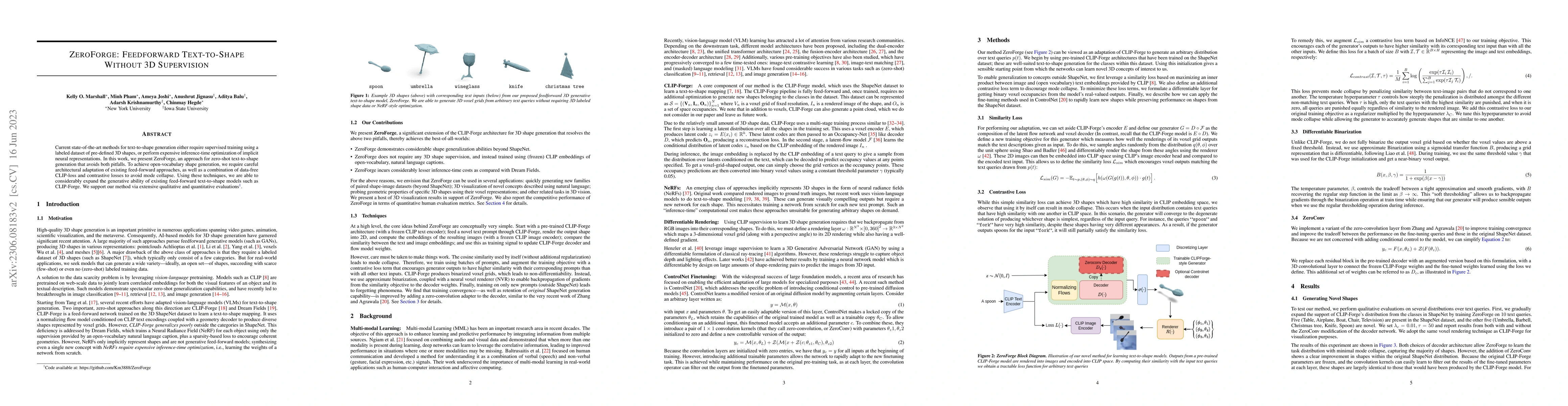 Thumbnail for ZeroForge: Feedforward Text-to-Shape Without 3D Supervision