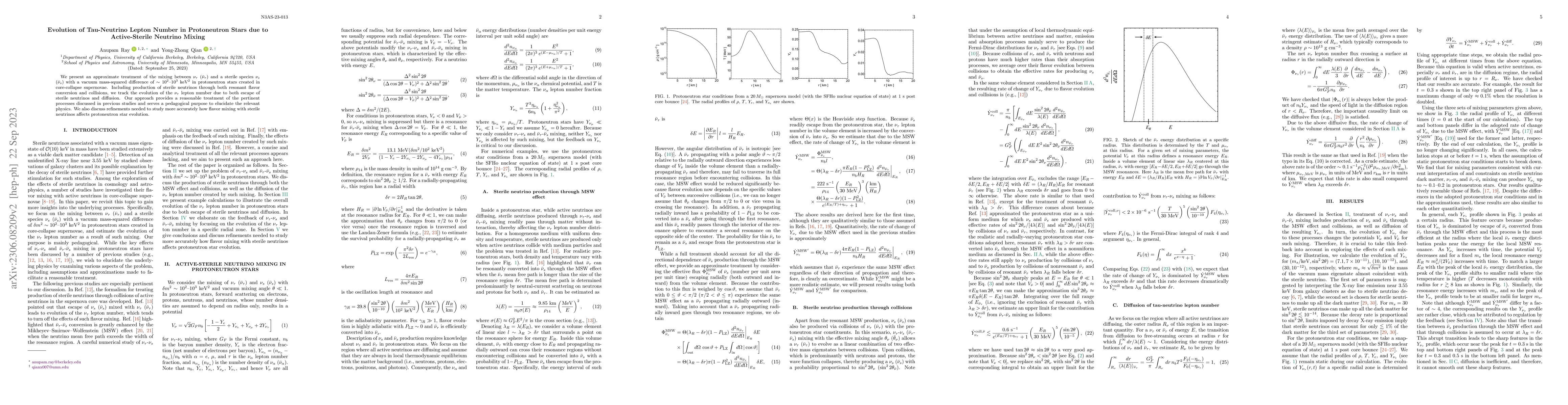 Thumbnail for Evolution of Tau-Neutrino Lepton Number in Protoneutron Stars due to
  Active-Sterile Neutrino Mixing