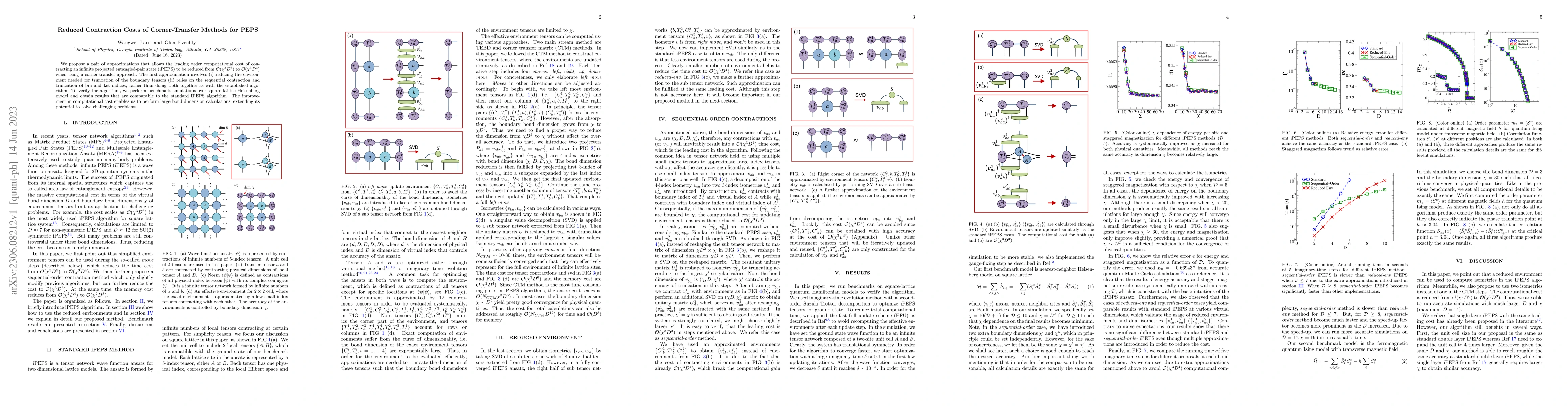 Thumbnail for Reduced Contraction Costs of Corner-Transfer Methods for PEPS