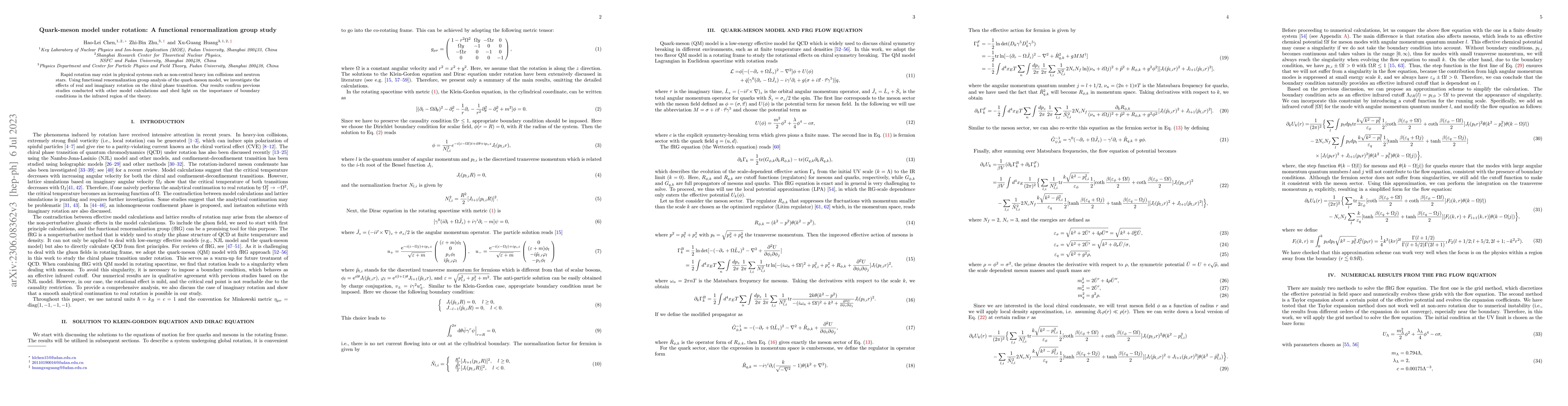 Thumbnail for Quark-meson model under rotation: A functional renormalization group
  study