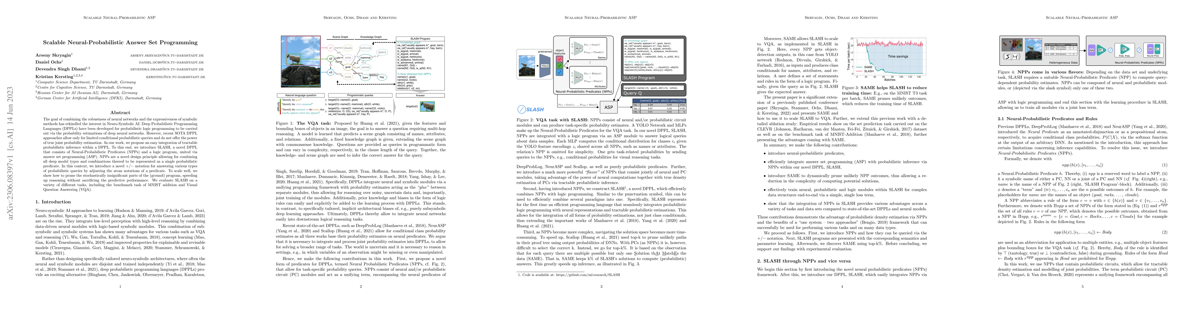 Thumbnail for Scalable Neural-Probabilistic Answer Set Programming