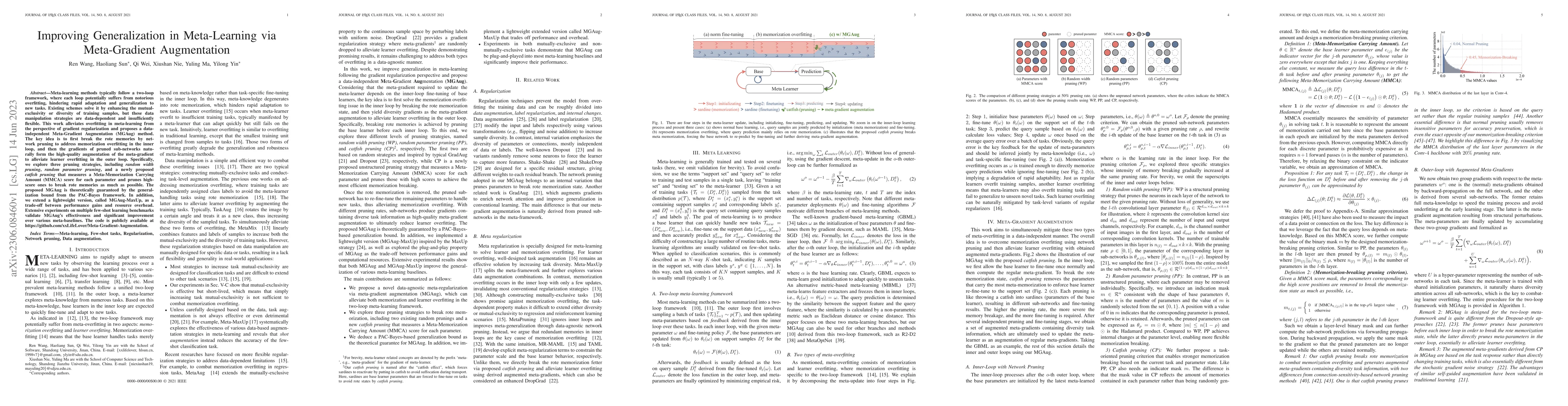 Thumbnail for Improving Generalization in Meta-Learning via Meta-Gradient Augmentation