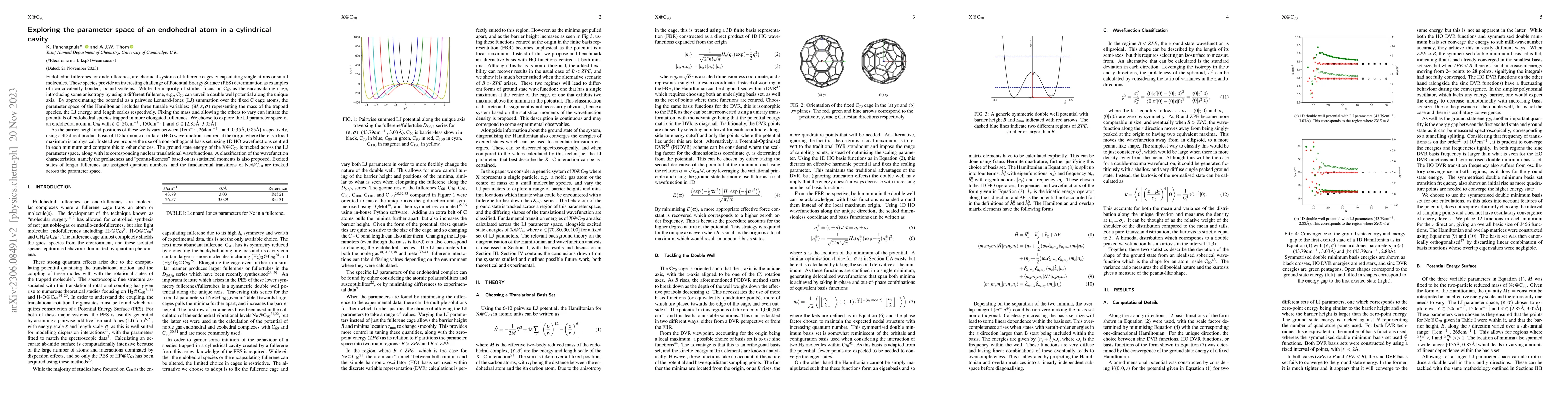 Thumbnail for Exploring the parameter space of an endohedral atom in a cylindrical
  cavity