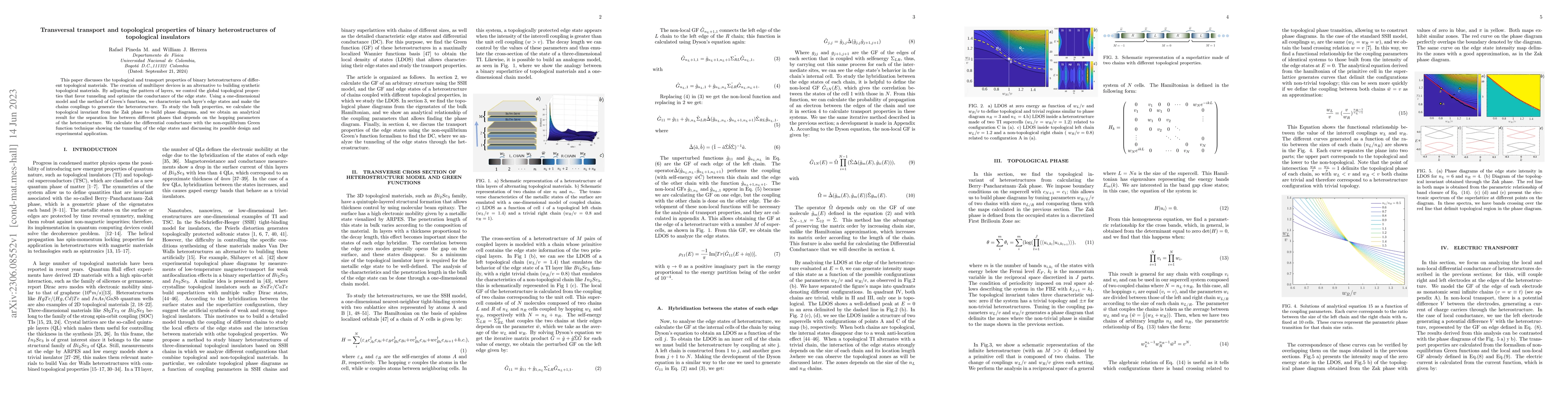Thumbnail for Transversal transport and topological properties of binary
  heterostructures of topological insulators