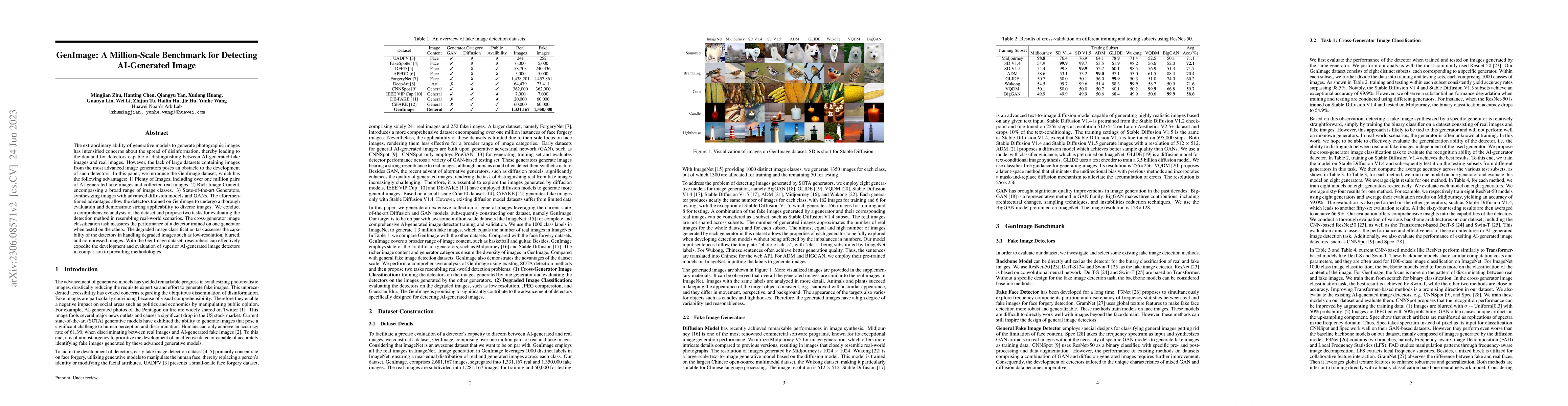 Thumbnail for GenImage: A Million-Scale Benchmark for Detecting AI-Generated Image