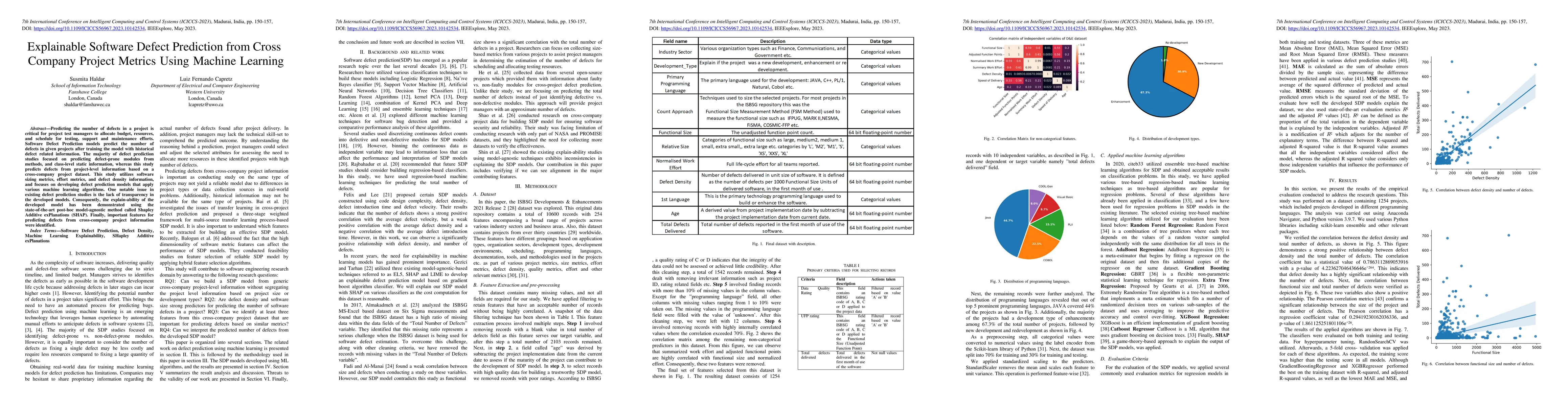 Thumbnail for Explainable Software Defect Prediction from Cross Company Project
  Metrics Using Machine Learning