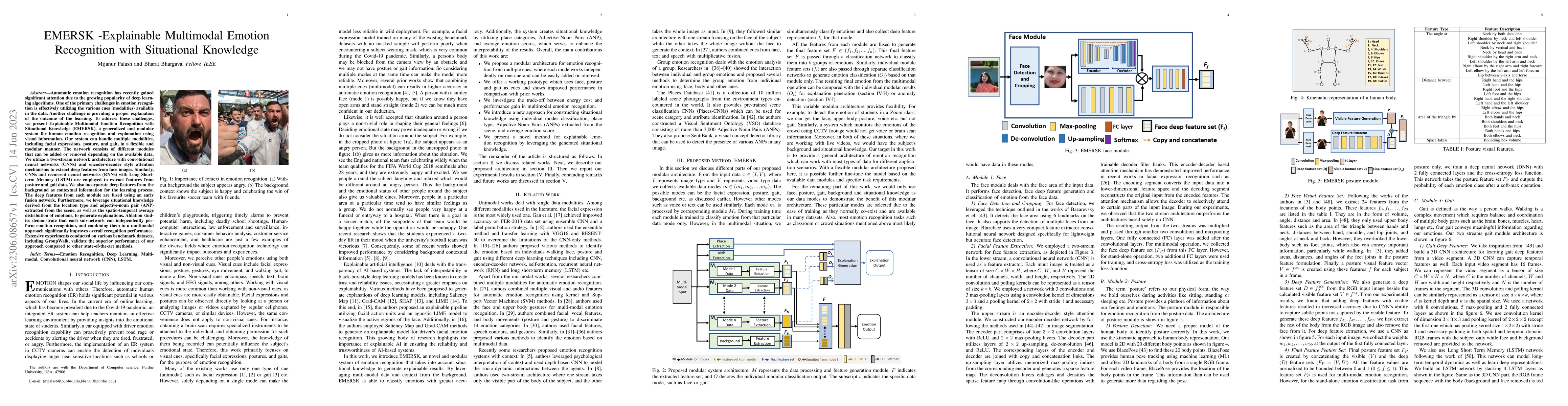 Thumbnail for EMERSK -- Explainable Multimodal Emotion Recognition with Situational
  Knowledge