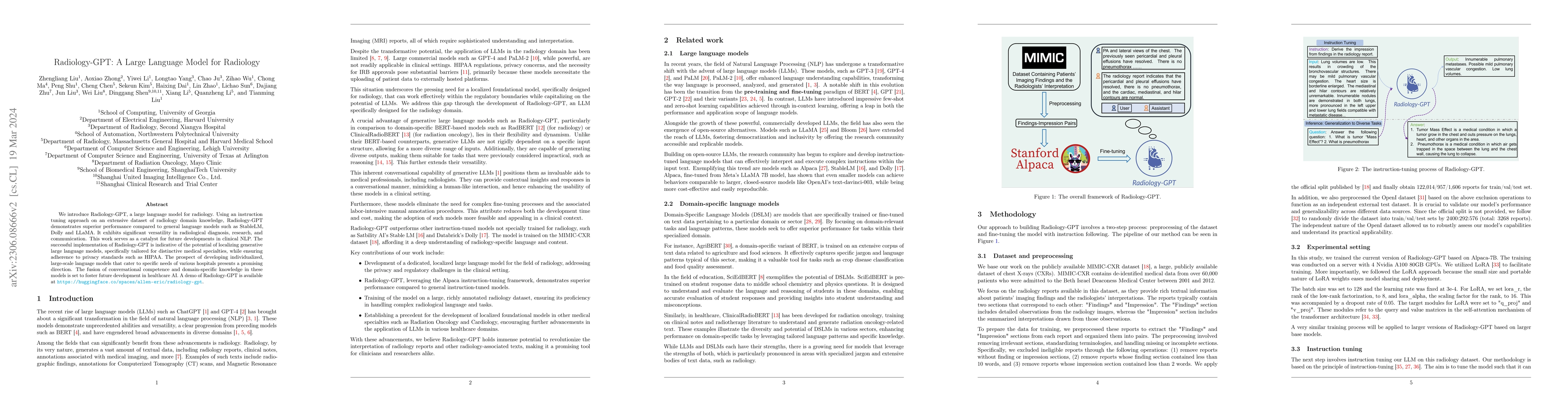 Thumbnail for Radiology-GPT: A Large Language Model for Radiology