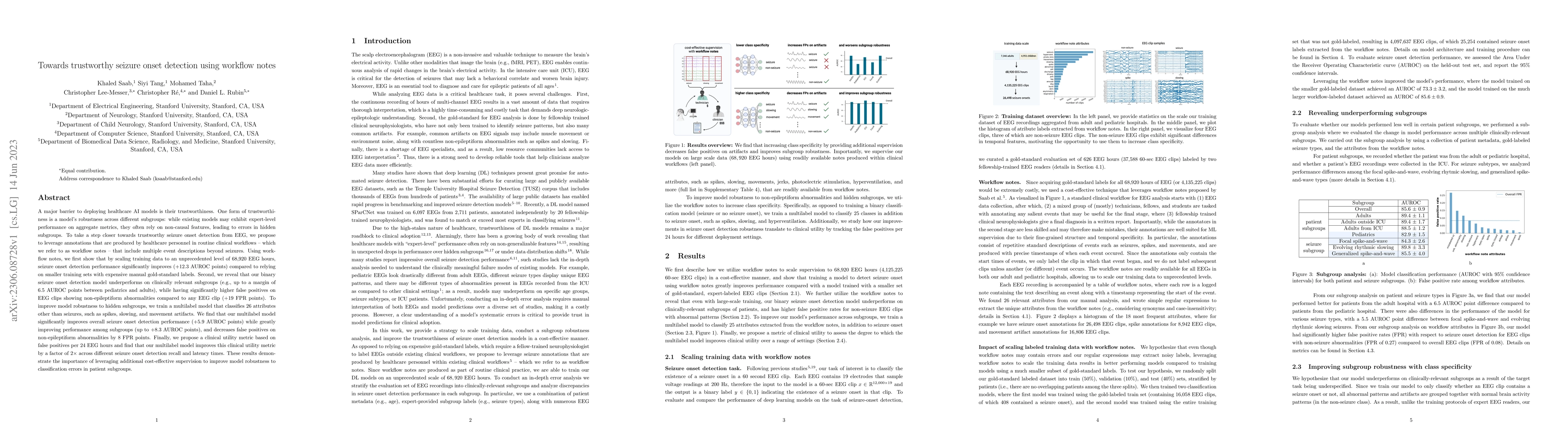 Thumbnail for Towards trustworthy seizure onset detection using workflow notes