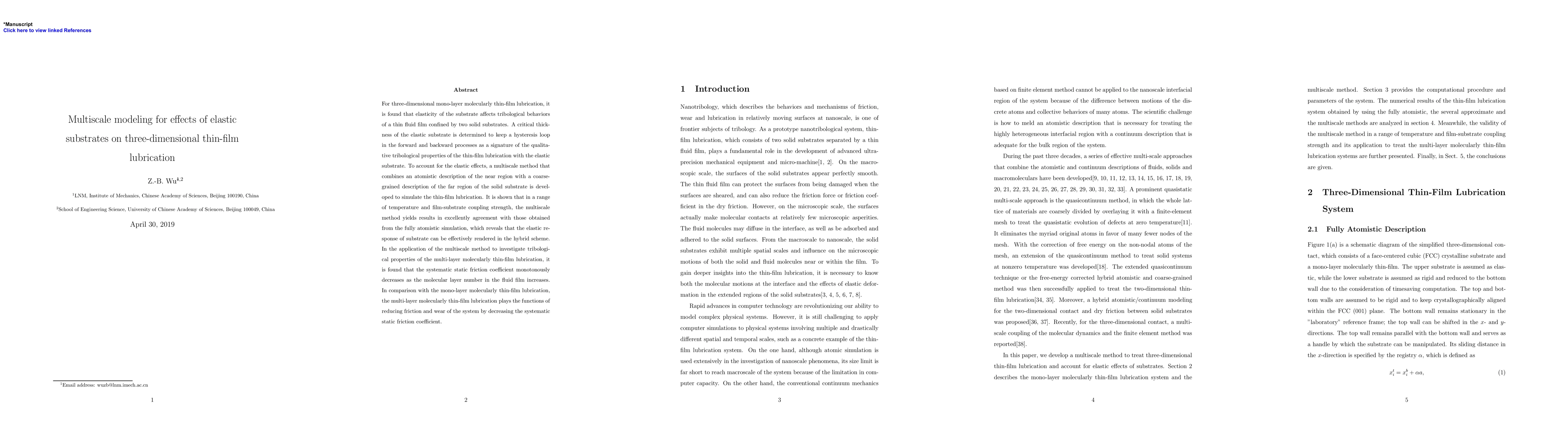 Thumbnail for Multiscale simulation of three-dimensional thin-film lubrication