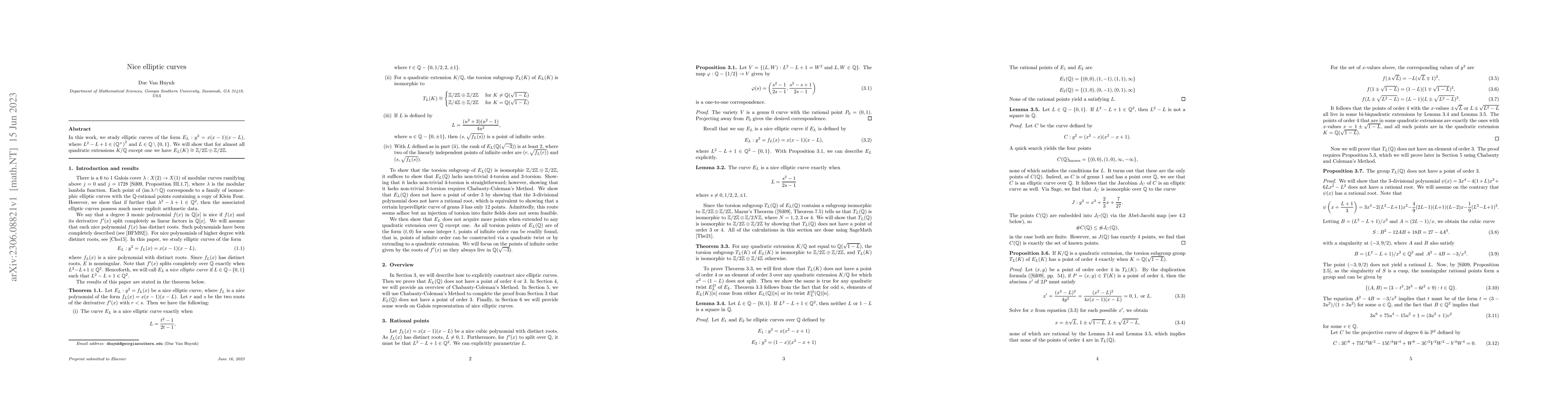 Thumbnail for Nice elliptic curves
