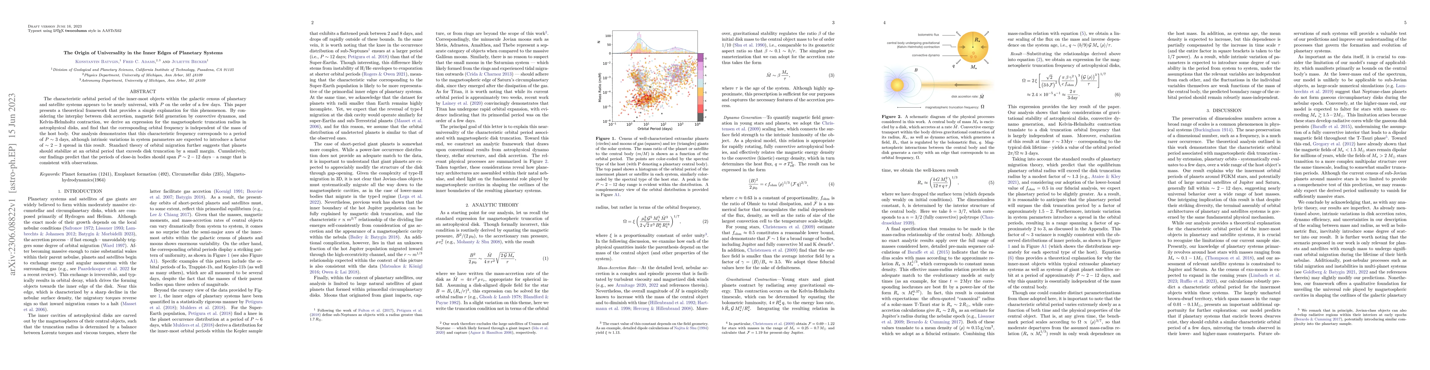 Thumbnail for The Origin of Universality in the Inner Edges of Planetary Systems