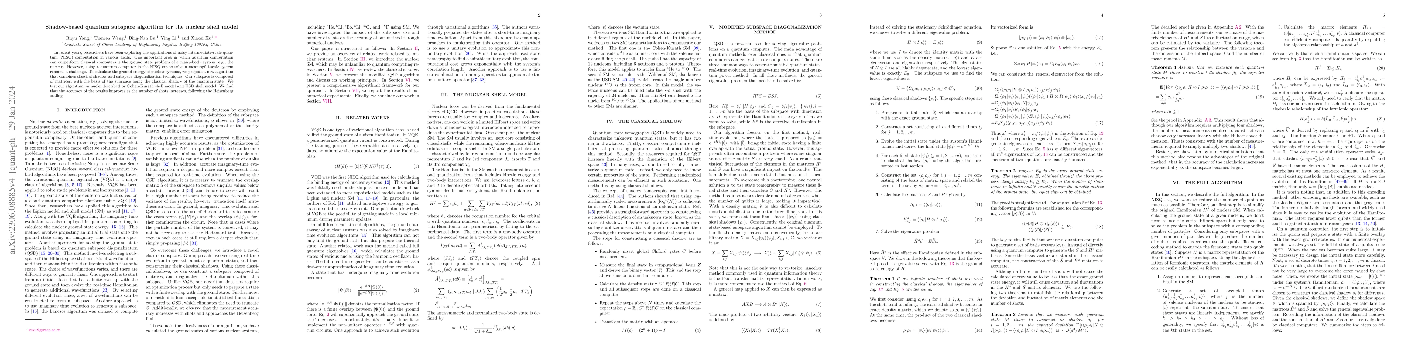 Thumbnail for Shadow-based quantum subspace algorithm for the nuclear shell model