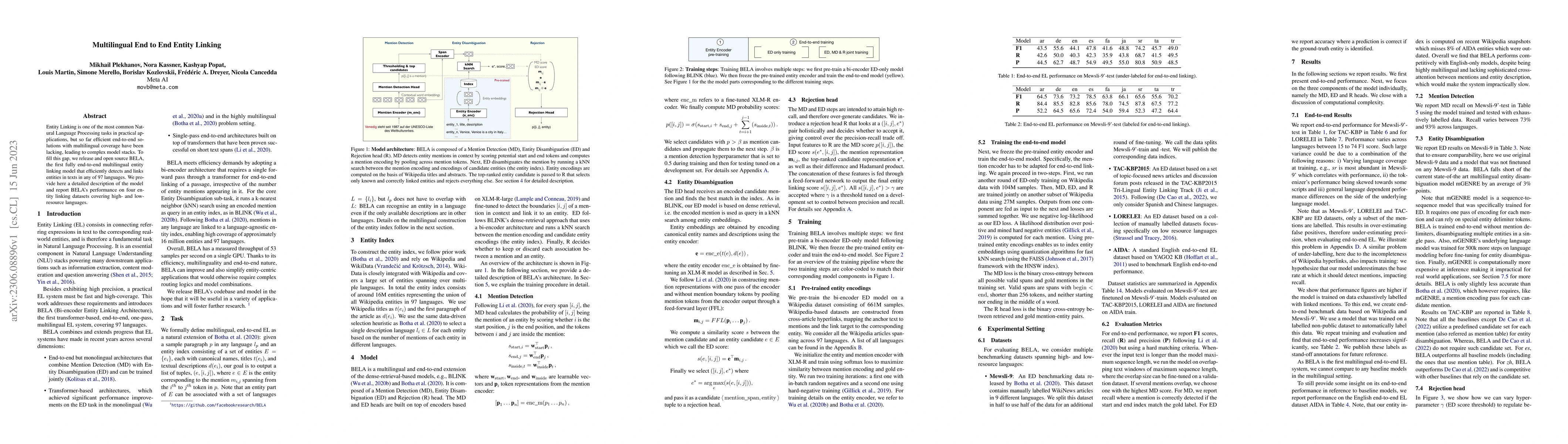 Thumbnail for Multilingual End to End Entity Linking