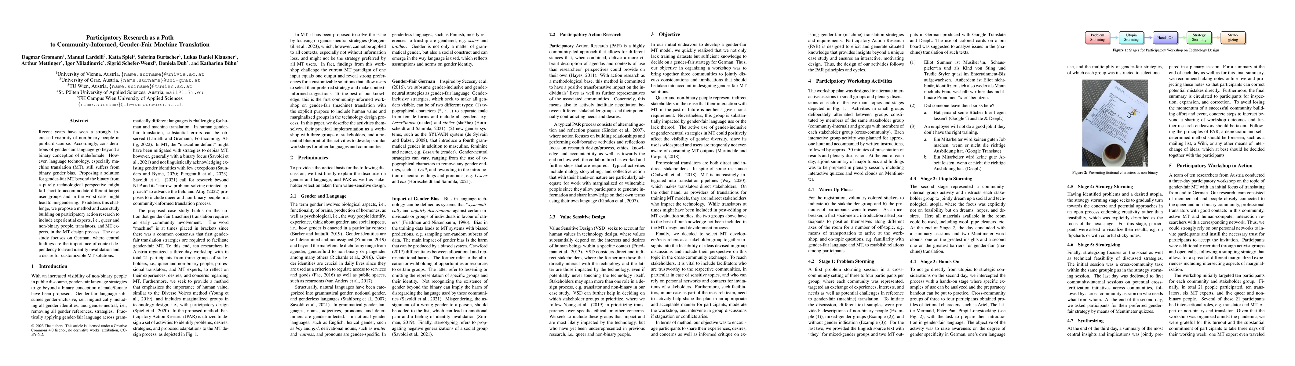 Thumbnail for Participatory Research as a Path to Community-Informed, Gender-Fair
  Machine Translation