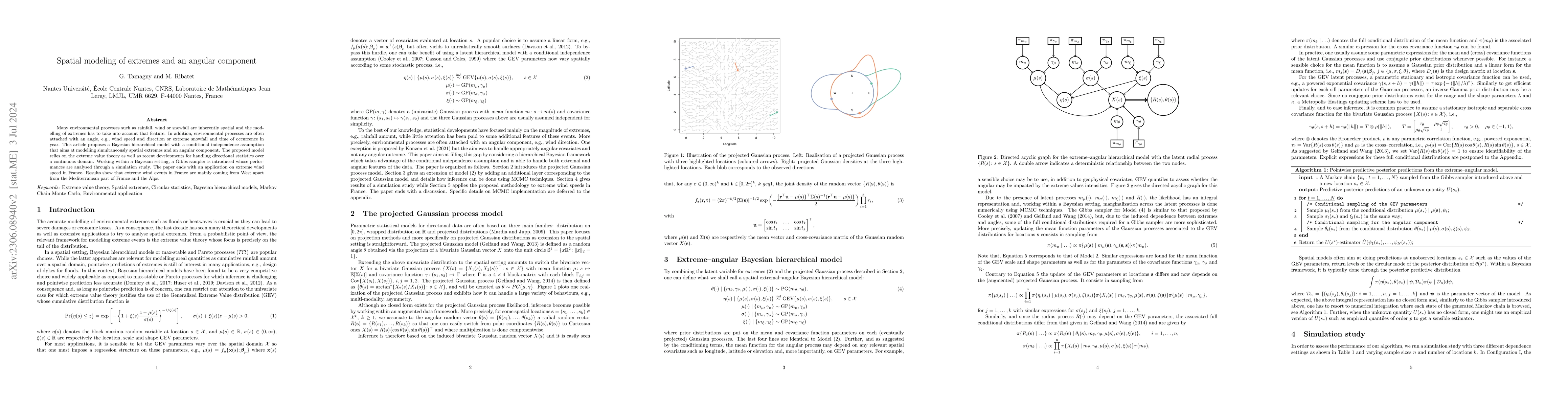 Thumbnail for Spatial modeling of extremes and an angular component