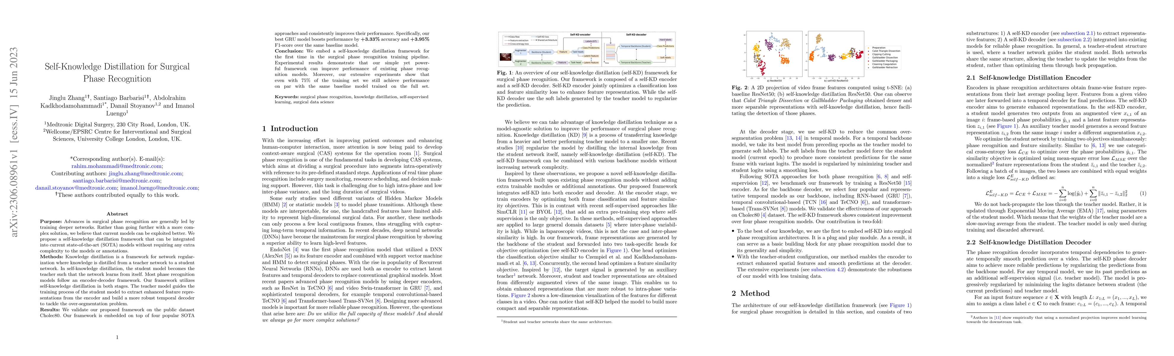 Thumbnail for Self-Knowledge Distillation for Surgical Phase Recognition