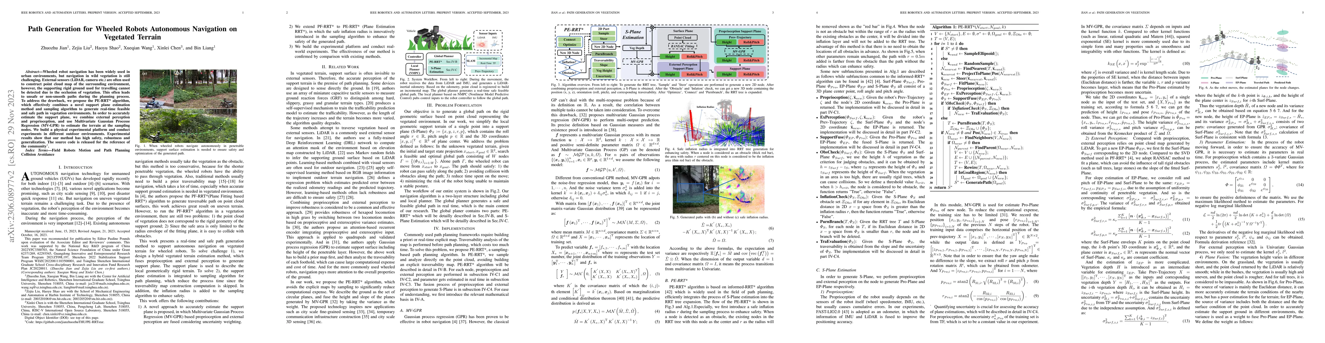 Thumbnail for Path Generation for Wheeled Robots Autonomous Navigation on Vegetated
  Terrain