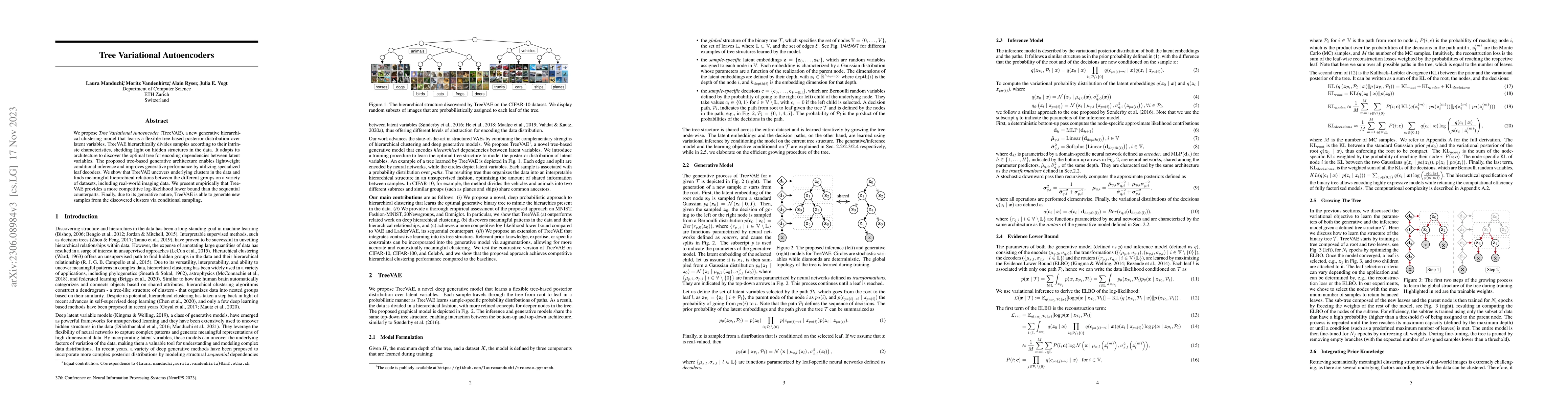 Thumbnail for Tree Variational Autoencoders